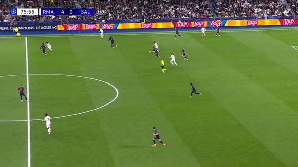 Vinicius Jr marca el 5-0 del Real Madrid ante el Salzburg. (Video: ESPN)