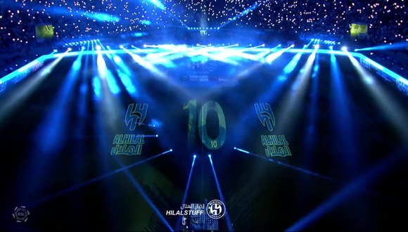 La espectacular presentación de Neymar en Al Hilal. (Video: @hilalstuff)
