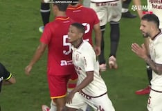 ¡Polémica expulsión! Tarjeta roja a Andy Polo y Universitario se queda con 10 ante Grau
