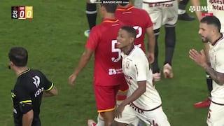 ¡Polémica expulsión! Tarjeta roja a Andy Polo y Universitario se queda con 10 ante Grau