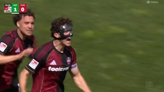 ¡Atención Mano Menezes! Gol de Fabio Gruber en empate del Núremberg por la Bundesliga 2