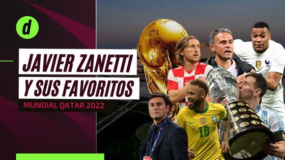 Mundial Qatar 2022: Javier Zanetti analiza quiénes son los candidatos para llevarse la Copa del Mundo
