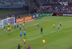 Sorprendió al arquero: golazo de tiro libre de Juan Fernando Quintero en 0-1 Uruguay vs Colombia
