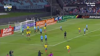 Sorprendió al arquero: golazo de tiro libre de Juan Fernando Quintero en 0-1 Uruguay vs Colombia