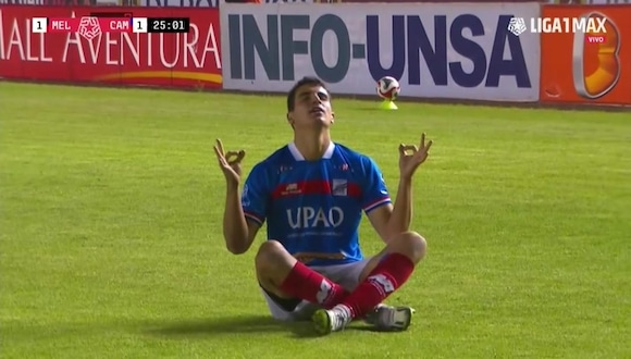 Gol de Matías Succar para el 1-1 de Mannucci vs. Melgar. (Video: Liga 1 MAX)