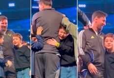 Lágrimas de emoción: Niño llora al conocer a Lionel Messi en Azerbaiyán