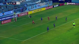 ¡Desde los pies de Bryan Reyna! Peruano estuvo en el gol de Jara para el 1-0 del Belgrano vs. Delfín