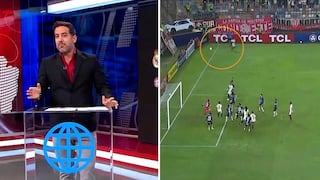 Óscar del Portal sobre el polémico gol anulado a Universitario: “Conmebol se debe pronunciar”