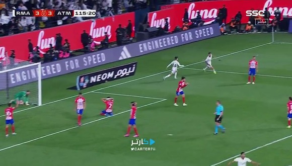 Autogol de Stefan Savić para el 4-3 del Real Madrid vs. Atlético Madrid. (Video: SSC)