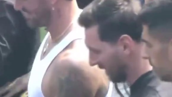 Lionel Messi estuvo junto a Rodrigo De Paul y Luis Suárez durante su visita a la India. (Video: Doordarshan Sports)