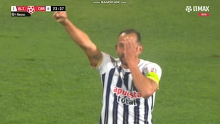 Cayó el primero en Matute: Hernán Barcos y el 1-0 en el Alianza Lima vs Mannucci