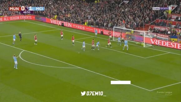 Erling Haaland marca el 2-0 del City vs. United. (Video: BEIN)