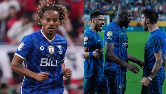 André Carrillo celebró la clasificación del Al Hilal tras eliminar al Manchester City en el Mundial de Clubes. (Video: André Carrillo / Instagram)