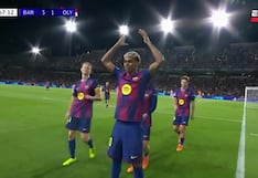 ¡Ya es goleada! Goles de Lamine Yamal y Marcus Rashford para el 6-1 de Barcelona vs. Olympiacos por Champions League