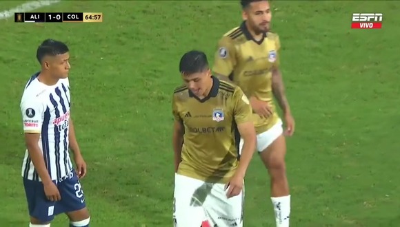 Tarjeta roja a Pizarro en Alianza Lima vs. Colo Colo. (Video: ESPN)