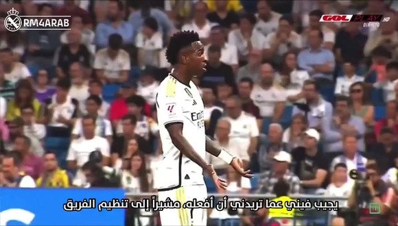 Carlo Ancelotti y Vinícius Júnior discutieron durante el Real Madrid vs. Las Palmas. (Video: GolPlay)