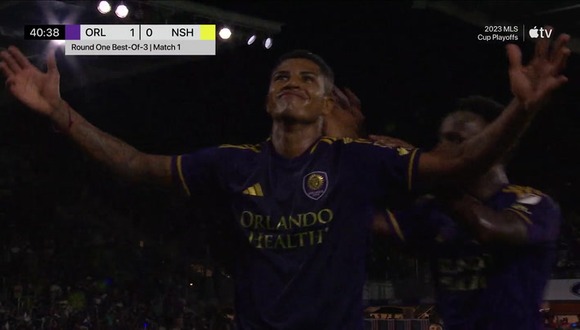 Wilder Cartagena anotó el 1-0 en el Orlando City vs. Nashville SC. (Video: Apple TV)
