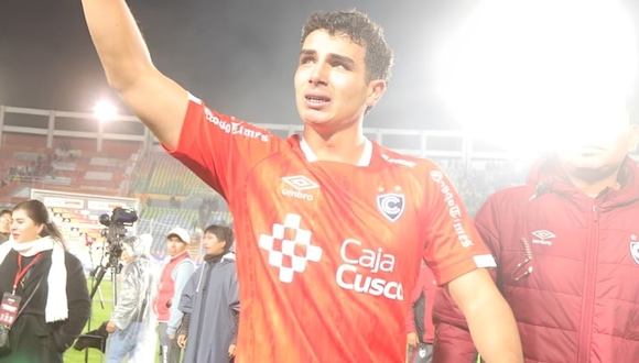 Matías Succar rompió en llanto tras darle el triunfo a Cienciano en el clásico cusqueño frente a Deportivo Garcilaso. (Video: L1 MAX / Foto: @RomerSaBe)