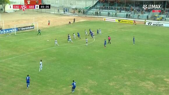 Así fue el gol de Benincasa para el 1-1 de Alianza Atlético vs. Grau. (Video: L1 Max)