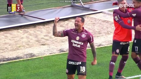 ¡No perdonó! Gol de Gianluca Lapadula para el 3-1 de Universitario vs. FC Cajamarca