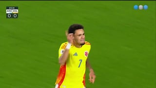 ¡Hizo lo que quiso! Golazo de Luis Díaz para el 1-0 de Colombia vs. Argentina