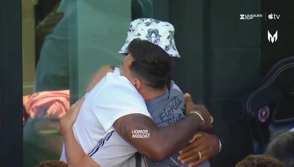 Así fue el abrazo entre Lionel Messi y Lebron James en la Leagues Cup 2023. (Video: Apple TV)