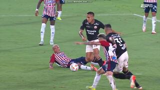 El VAR acabó con el festejo: el gol anulado a Álex Valera era el 2-1 de Universitario vs. Junior