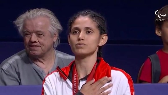 Himno nacional del Perú en 2024 tras premiación de Angélica Espinoza. (Video: Difusión)