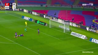 ¡Sobre el final! Goles de Akhomach y Guedes para el 3-3 del Barcelona vs. Villareal