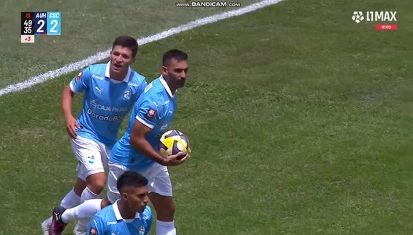 Gol de Martín Cauteruccio para el 2-2 del Sporting Cristal vs. Alianza Universidad por la Liga 1 (Video: Liga 1 MAX)