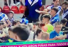 Escándalo en Copa Argentina: jugadores e hinchas de Vélez protagonizaron pelea tras perder final