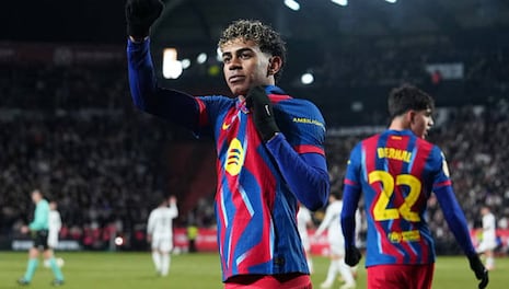 ¡Definición de lujo! Golazo de Lamine Yamal para el 1-0 del Barcelona vs. Albacete