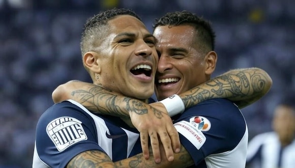 Paolo Guerrero y Miguel Trauco jugaron juntos en el Flamengo de Brasil. (Video: YouTube / Foto: IA GROK)