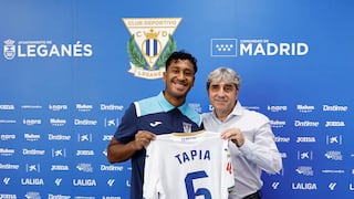 Renato Tapia en su presentación en Leganés: “Sería mediocre si solo apuntara a la permanencia”