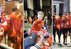 ¡Locura por Oliver Sonne! Así fue el Banderazo peruano antes de enfrentar a Uruguay