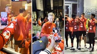 ¡Locura por Oliver Sonne! Así fue el Banderazo peruano antes de enfrentar a Uruguay