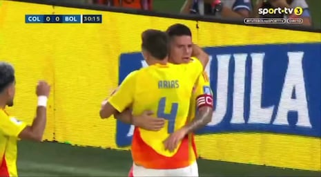 ¡Enciende la ilusión! Gol de James Rodríguez para el 1-0 de Colombia vs. Bolivia
