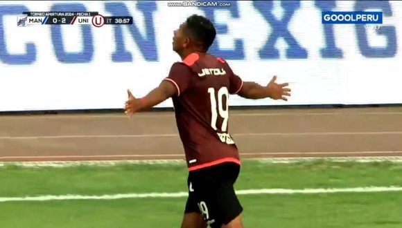 Gol de Edison Flores en Universitario vs. Mannucci. (Video: GOLPERU)