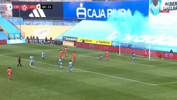 Maxloren Castro marcó el 3-0 de Sporting Cristal vs UTC. (Video: Liga 1 MAX)