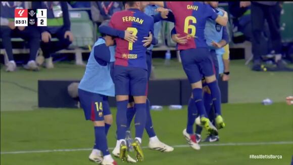 Mira los goles del empate 2-2 entre Barcelona vs Betis por LaLiga. (Vídeo: ESPN).