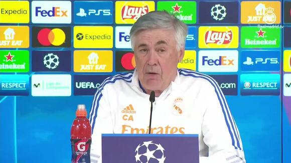 La conferencia de Carlo Ancelotti en la previa del Real Madrid vs. Manchester City. (Video: EFE)