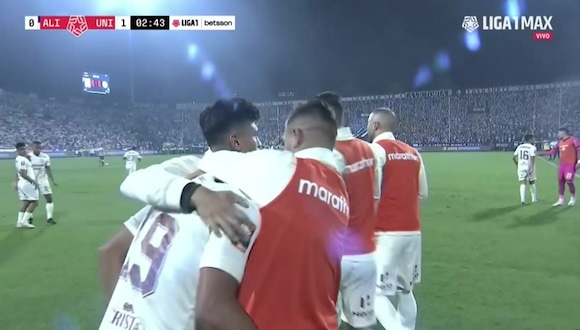 Edison Flores anotó el 1-0 de Universitario vs. Alianza Lima. (Video: Liga 1 Max)