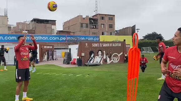 Entrenamientos de la primera práctica de la Selección Peruana con Juan Reynoso. (Video: Irene Carranza)