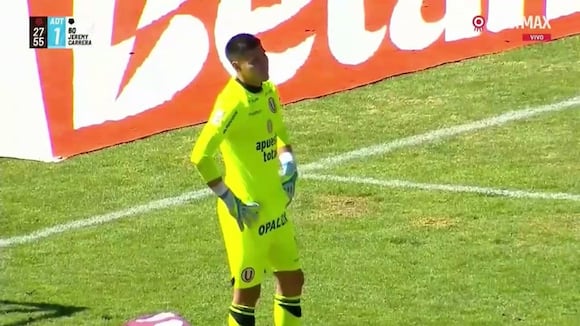 Jeremy Canela por un momento puso tensión a la U con golazo para el 1-1