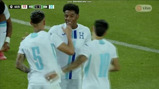 ¡Error en el fondo! Gol de Luis Palma para el 1-1 de Honduras vs. Perú