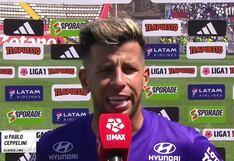 Pablo Ceppelini arremete contra la Liga 1: “Es una vergüenza que se juegue tan poco”