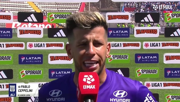 Pablo Ceppelini explotó contra el desarrollo del juego y el arbitraje del Alianza Lima vs Alianza Universidad. (Video: L1 Max)