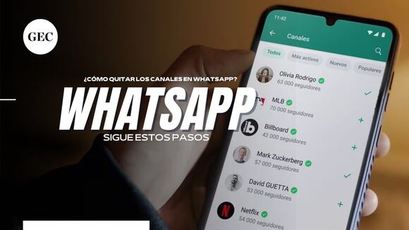 ¿Cómo eliminar los canales en WhatsApp?