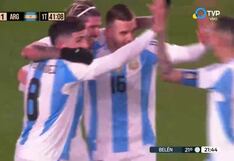 Gol de Enzo Fernández: con un sutil toque pone el 2-0 de Argentina vs. El Salvador