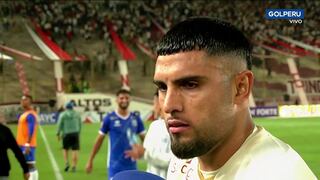 “La verdad que no estuvimos a la altura”: Rodrigo Ureña fue crítico en la derrota de Universitario